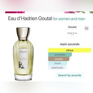 Annick Goutal Eau d'Hadrien Citrus Perfume